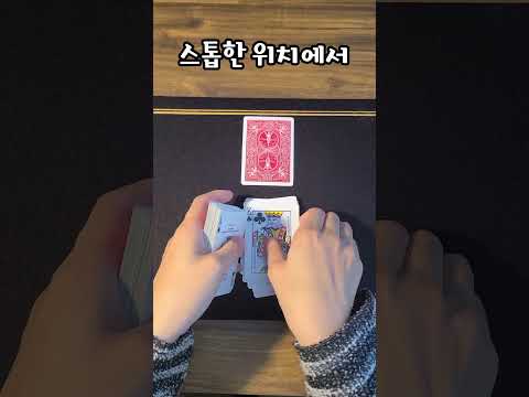 숫자 하나로 다해먹는 마술 알려드림 #카드마술배우기