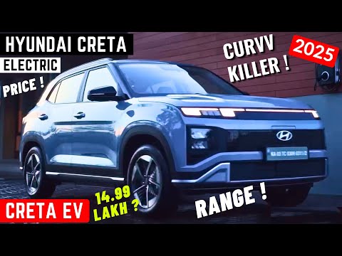 New Hyundai Creta Electric 2025 SUV - Range, Features, Interiors, EV Battery, Price | Creta Electric