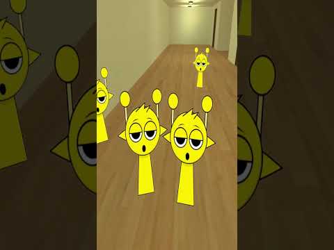 Baby Sprunki Simon is chasing me in GMOD HOTEL