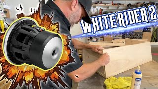 Building a 6th order bandpass subwoofer box for the Grand Marquis! Part 1 - White Rider 2