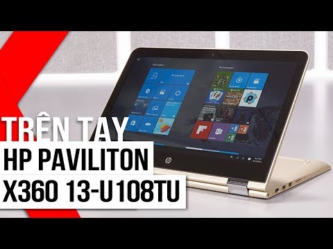 (VIETNAMESE) FPT Shop - Laptop HP Pavilion X360 13-u108TU : Thiết kế xoay 360 độ, màn hình cảm ứng, cấu hình tốt