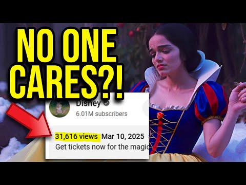 NO ONE CARES About Rachel Zegler's Snow White ... Except YOUTUBERS?