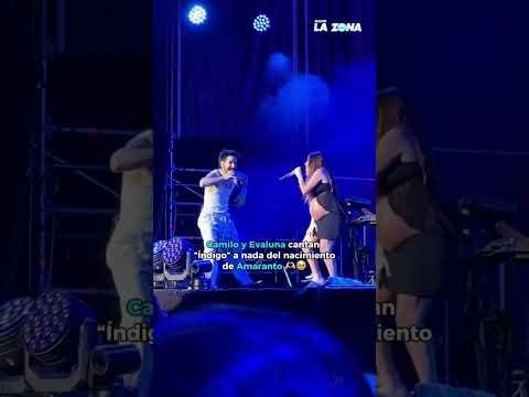 CAMILO y EVALUNA cantan ÍNDIGO cerca al nacimiento de AMARANTO 🫶🏻🥹 #camilo #evaluna #viral