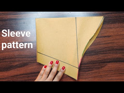 Sleeve cutting kaise kare? make sleeve pattern/ easy stitching