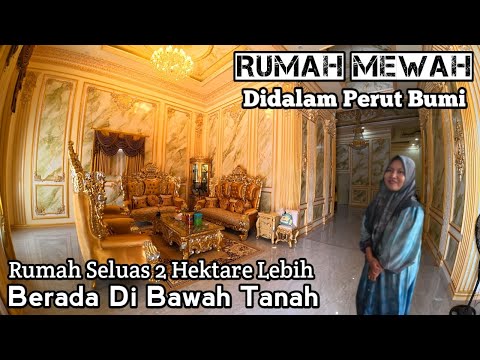 Rumah Mewah 1000 Ruangan Berada Didalam Perut Bumi, Rumah Seluas 2 Hektare Berada Di Bawah Tanah