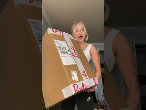 BARBIE SENT ME A PACKAGE! I will forever be grateful to the Barbie team for this💖 #barbie #gymnast￼