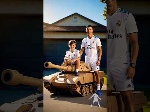 Messi Destroys Ronaldo's Son's Iron Man Statue with Thor’s Hammer #cristianoronaldo #messi #football