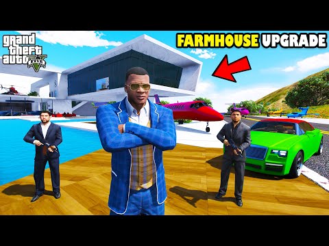 Franklin Build His New Big Luxury Farmhouse In GTA 5 | SHINCHAN and CHOP