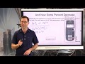 Percentage Calculations and Applications