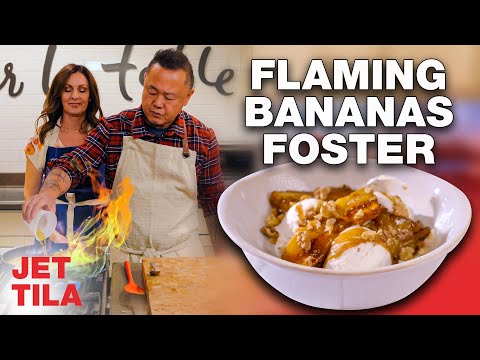 Bananas Foster (FIRE) | Sur La Table Date Night | Jet Tila Official