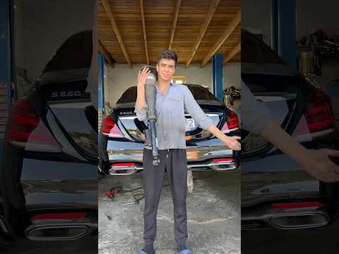 Mercedes-Benz W222 shock absorber repair #shockabsorber #mercedesbenz #mercedesw222 #Amortizator_az