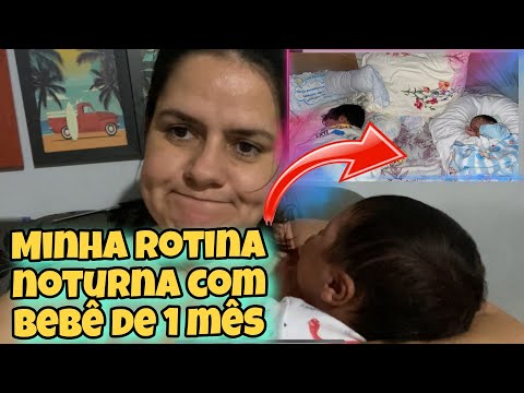 ROTINA DA NOITE COM UM BEBÊ  DE 1 MÊS ARCO-ÍRIS + COMPREI UM CHUVEIRÃO LINDO!