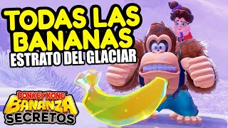 Ubicación de TODAS las BANANAS del Estrato del Glaciar - Donkey Kong Bananza Guía 100%