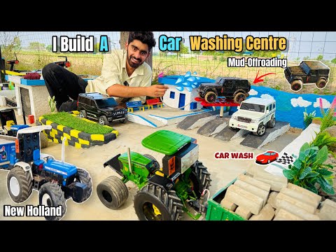 I Build A Car Washing Centre using Rc vehicles || Rc Tractor and Rc Cars @Aakash946