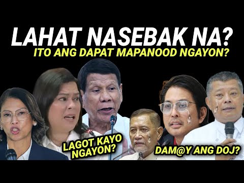 KAPAPASOK LANG:VIRAL NA! DOJ Malupet ang Sinapet Dam@y na? Tatay Digong Grabe ang Ginawa iYak lahat?