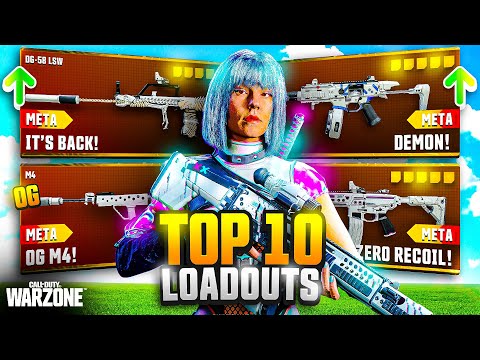 TOP 10 *BROKEN* META Loadouts in Warzone