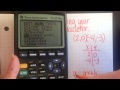 Calculator Functions and Linear Regression