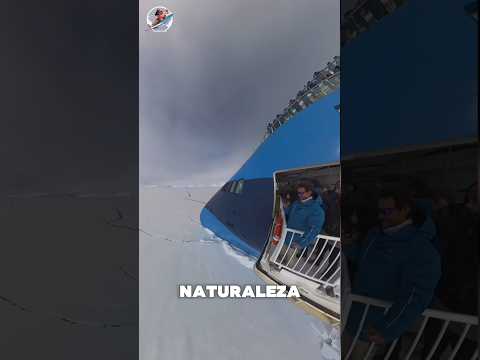 Un avión aterrizando sobre hielo?!