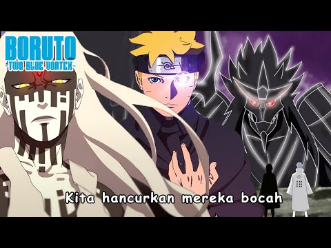 Mode Momoshiki Boruto Menciptakan Myth Susano - Boruto Two Blue Vortex Part 408