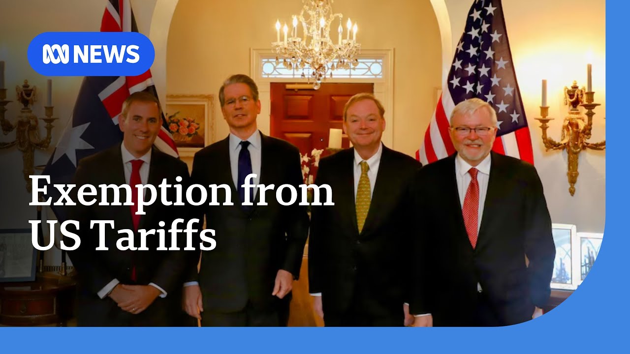 Treasurer makes case for Australia’s exemption from US tariffs | ABC NEWS
