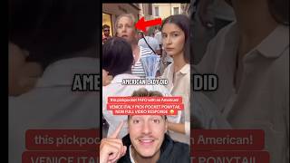 AMERICAN TOURIST VS PICKPOCKET CONTROVERSY 😳