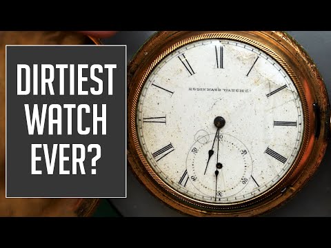 Elgin From the 1880s Vintage Pocket Watch Restoration