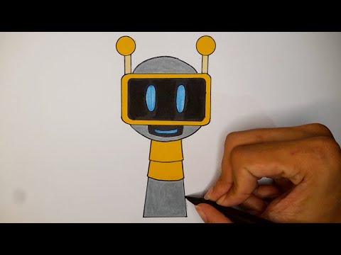 Cara Menggambar Sprunki Fun Bot Bagus