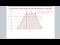 Trapezoid Area and Coordinates