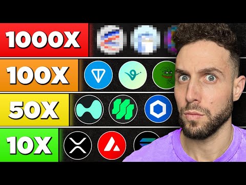 The ULTIMATE Crypto Tier List of 2025 (100X Potential)