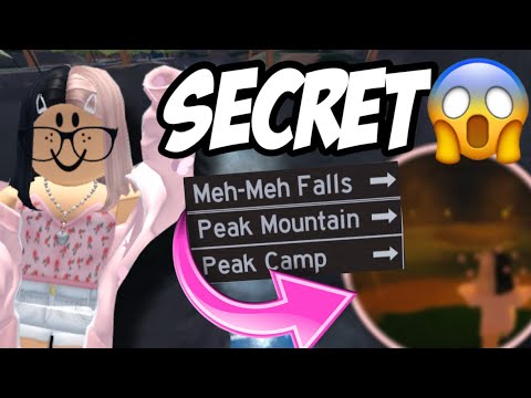 🤫I FOUND A SECRET WATERFALL TUNNEL in NEW BLOXBURG MAP! | Bloxburg Guide & Tutorial