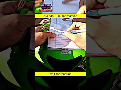 pro rider 1000 fans ?boys reaction ninja zx10r #viral#zx10r#zx150r#reaction#izsurya