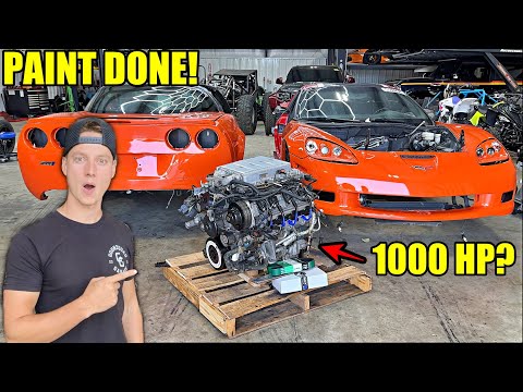 Our Wrecked Corvette ZR1 Gets A Freshly Built Motor!!!