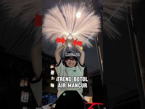 Botol Bekas Buat Trend Air Mancur 😱 #shorts