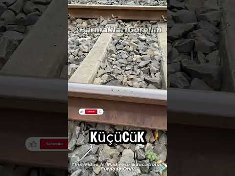 Küçücük Şekerle Tren Raydan Çıkar mı? 😅🚂 #shorts