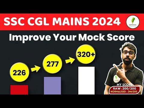 Best Strategy To Improve Score In CGL MAINS MOCKS!! Do's and Don'ts'!!