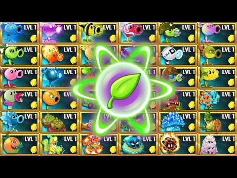 Pvz 2 Challenge - All Plants Level 1 Vs All Gargantuar Zombie - How Many Plants Will Win?