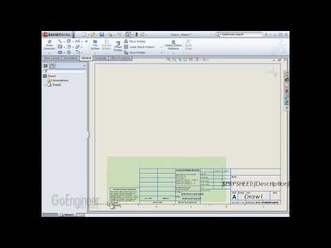 solidworks 2005 how to turn drawing to template