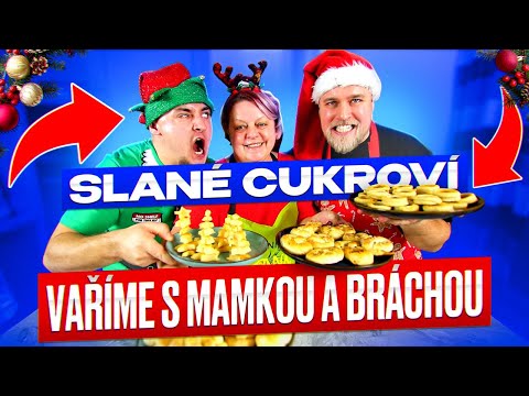 SLANÉ CUKROVÍ - VAŘÍME S MAMKOU A BRÁCHOU