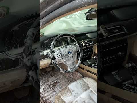 Super Satisfying Pressure Washing BMW 7 Series Mud#detailing #satisfyingdetail #cleaning #satisfying