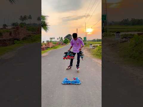 Mind-Blowing Tricks inInline Skating, ๐ฑ๐ผ #rollerskating #telent #skater #shoets #tiktok #trending
