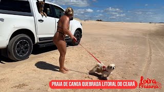 Praia 🏝️ de Canoa 🛶 Quebrada litoral do Ceará