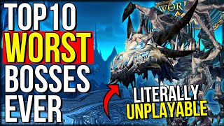 Top 10 WORST World of Warcraft Boss Fights Of ALL Time
