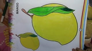 Mango coloring book/painting drawing