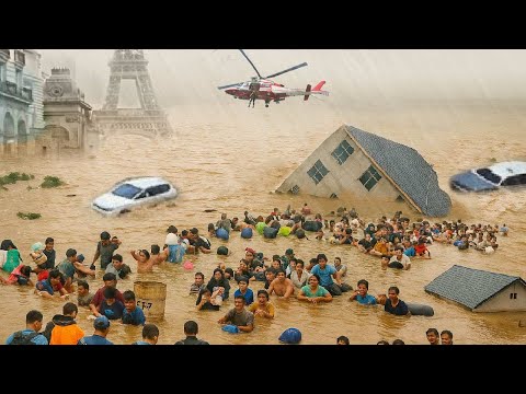 No Mercy — 190,000+ Displaced as Deadly Floods Paralyze France and Drown Paris Streets!