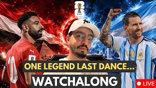 🚨 LIVE: Egypt 🇪🇬 vs Argentina 🇦🇷 | FIFA World Cup 2026 Round of 16 Watchalong | Salah vs Messi?