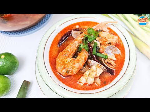 Easy Seafood Tom Yum Recipe | Tom Yum Seafood