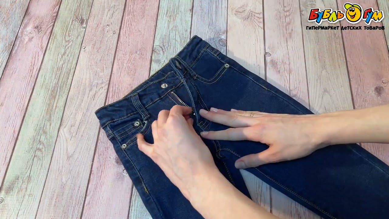 Брюки Lanson Kids джинсовые темно-синие - видео Брюки Lanson Kids джинсовые темно-синие - видео