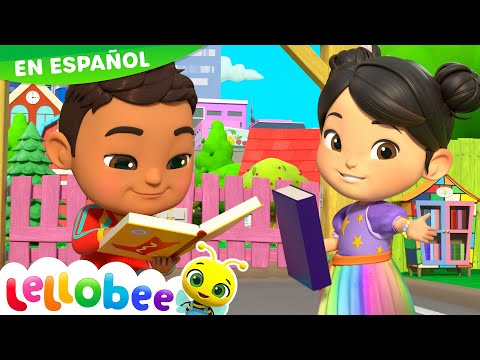 Leer con amigos es divertido📚| Caricaturas - Canciones Infantiles 🎵 | Lellobee