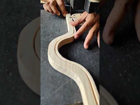 the art of cutting wood using a band saw. #woodworking #wood #diy