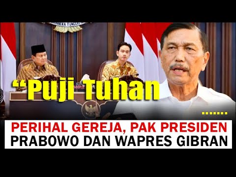 AKHIRNYA OPUNG LUHUT BUKA-BUKAAN MENGENAI GEREJA | PRABOWO GIBRAN | KRISTEN